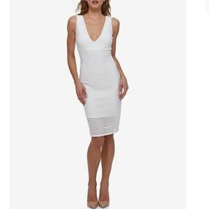 Guess, white dress. Beautiful and flattering.